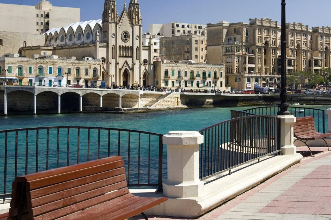 Seafront Lux Apart Inc Pool, Upmarket Area Sliema Luaran gambar