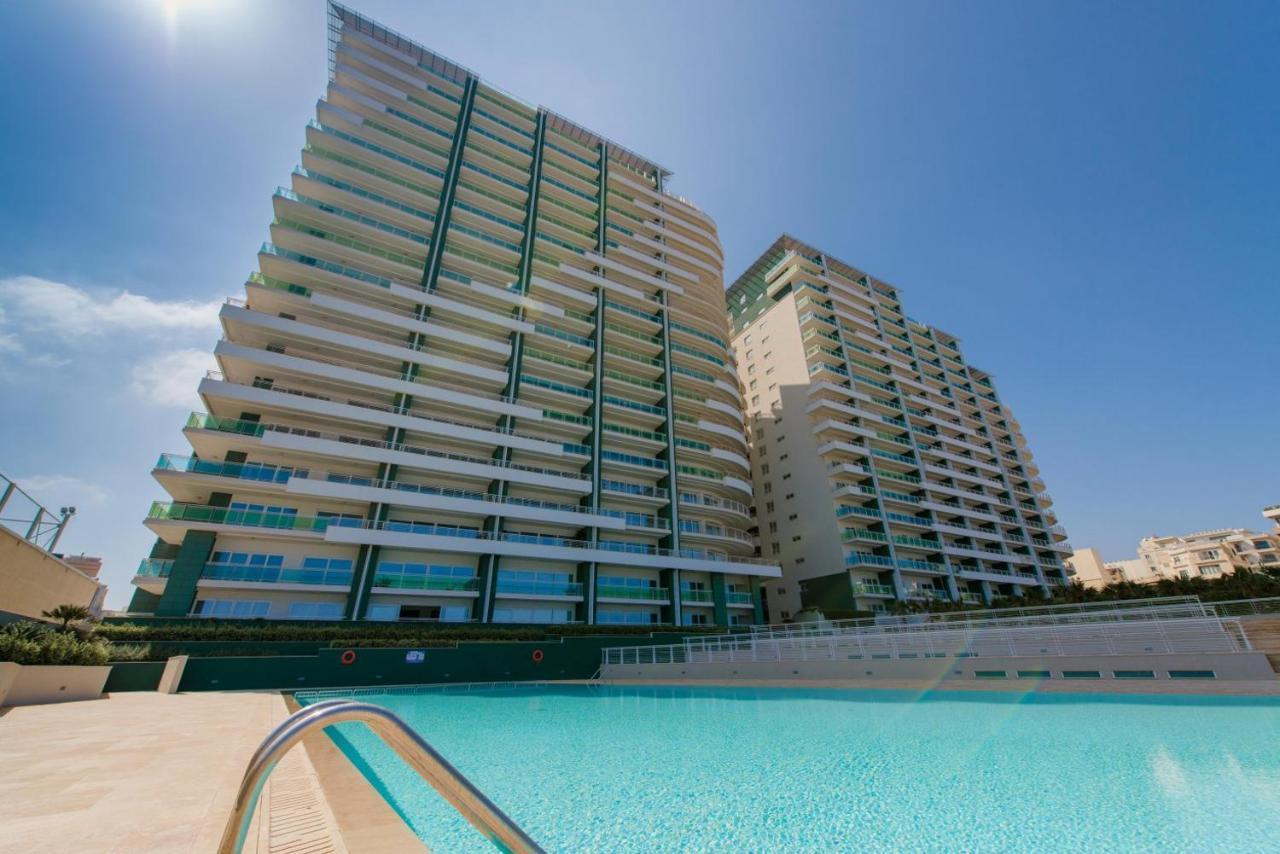 Seafront Lux Apart Inc Pool, Upmarket Area Sliema Luaran gambar